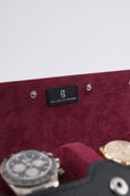 Carica l'immagine nel visualizzatore della galleria, Uhrenrolle 3 - Large - Midnight Black & Wine Red