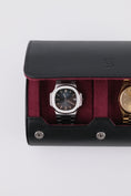 Bild in Galerie-Betrachter laden, Uhrenrolle 2 - Medium - Midnight Black & Wine Red