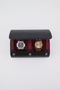 Bild in Galerie-Betrachter laden, Uhrenrolle 2 - Medium - Midnight Black & Wine Red