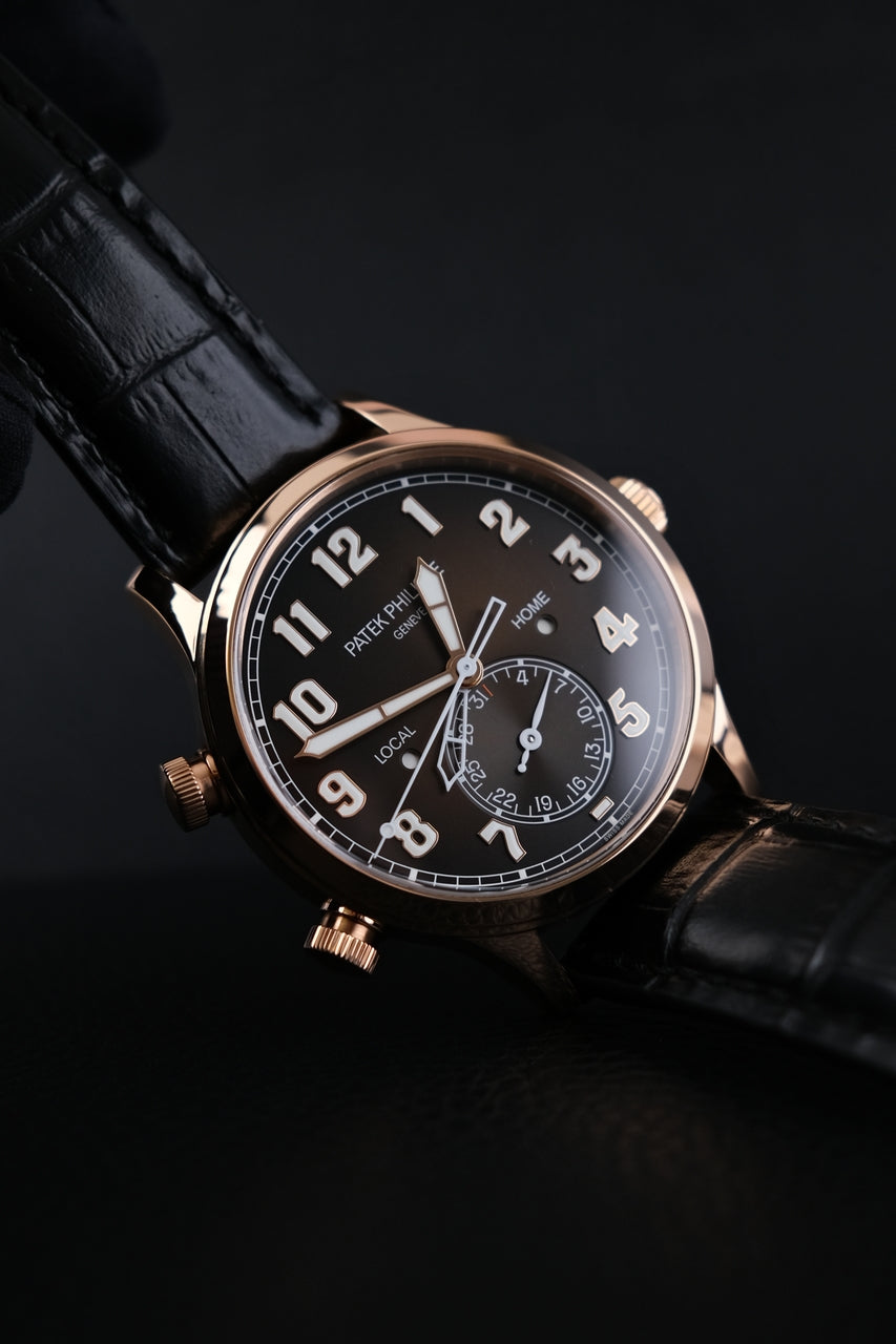 Patek Philippe Calatrava Pilot Travel Time Rose 5524R-001 - Detailansicht 3