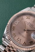 Bild in Galerie-Betrachter laden, Rolex Datejust 36 Rose Steel 126231 - Detailansicht 6