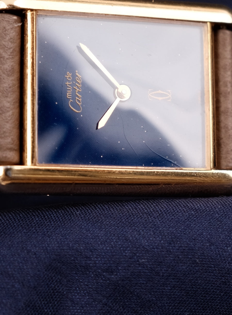 Cartier Must de Tank Vermeil  Tank - Detailansicht 2