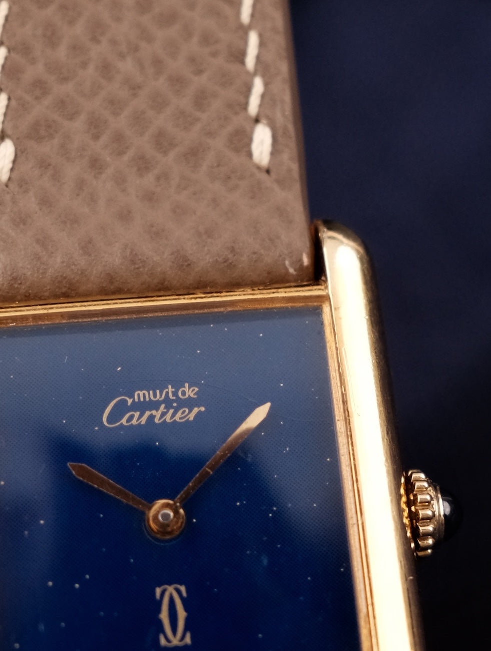 Cartier Must de Tank Vermeil  Tank - Detailansicht 3