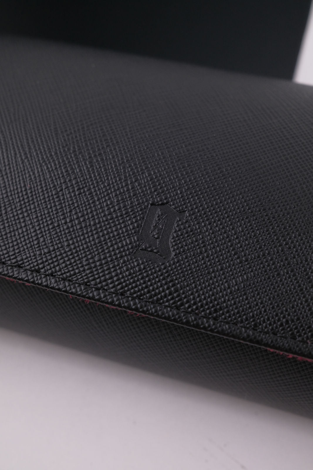 Uhrenrolle 3 - Large - Midnight Black & Wine Red