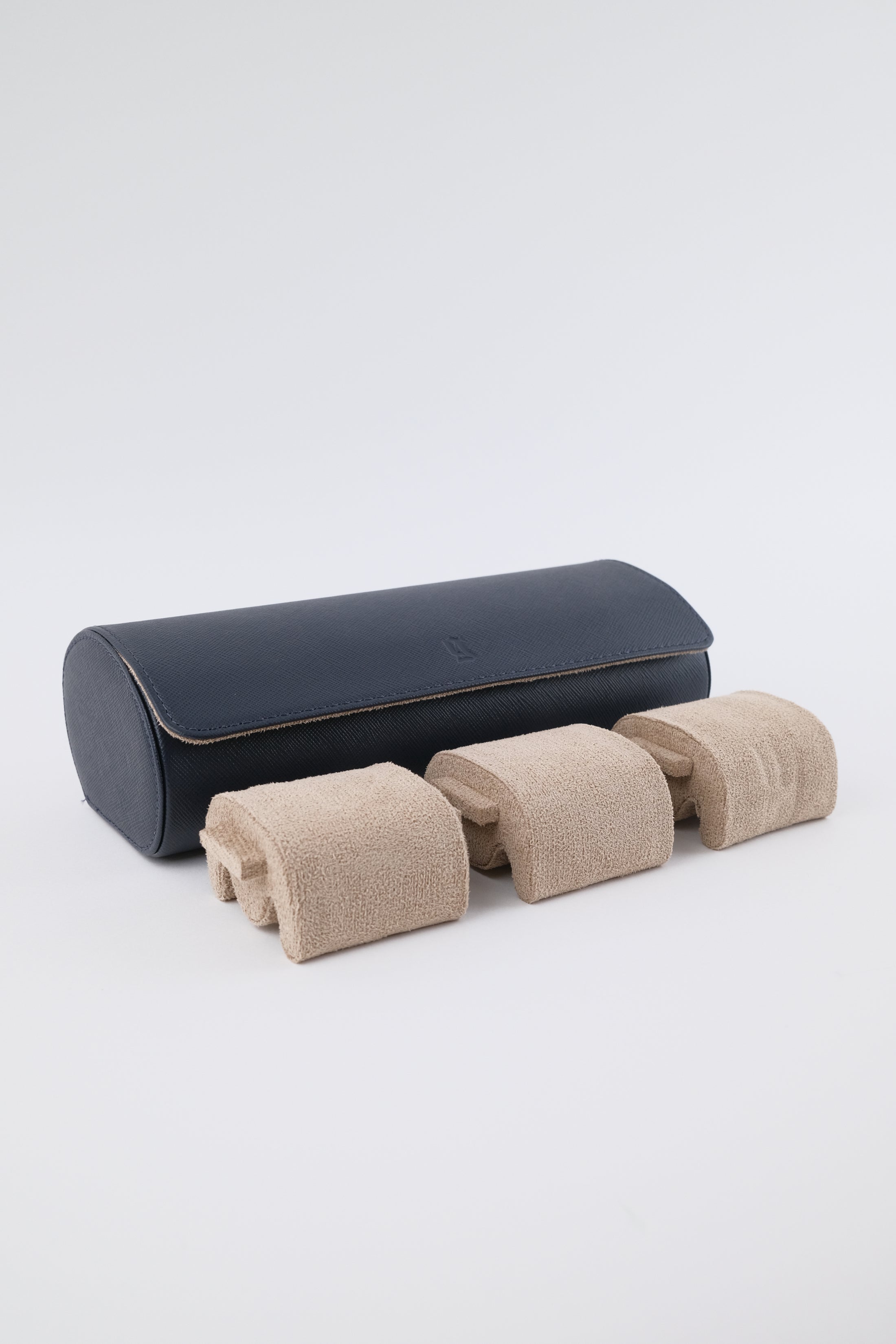 Uhrenrolle 3 - Large - Ocean Blue & Milky Coffee