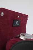 Charger l'image dans la visionneuse de la galerie, Uhrenrolle 2 - Medium - Midnight Black & Wine Red
