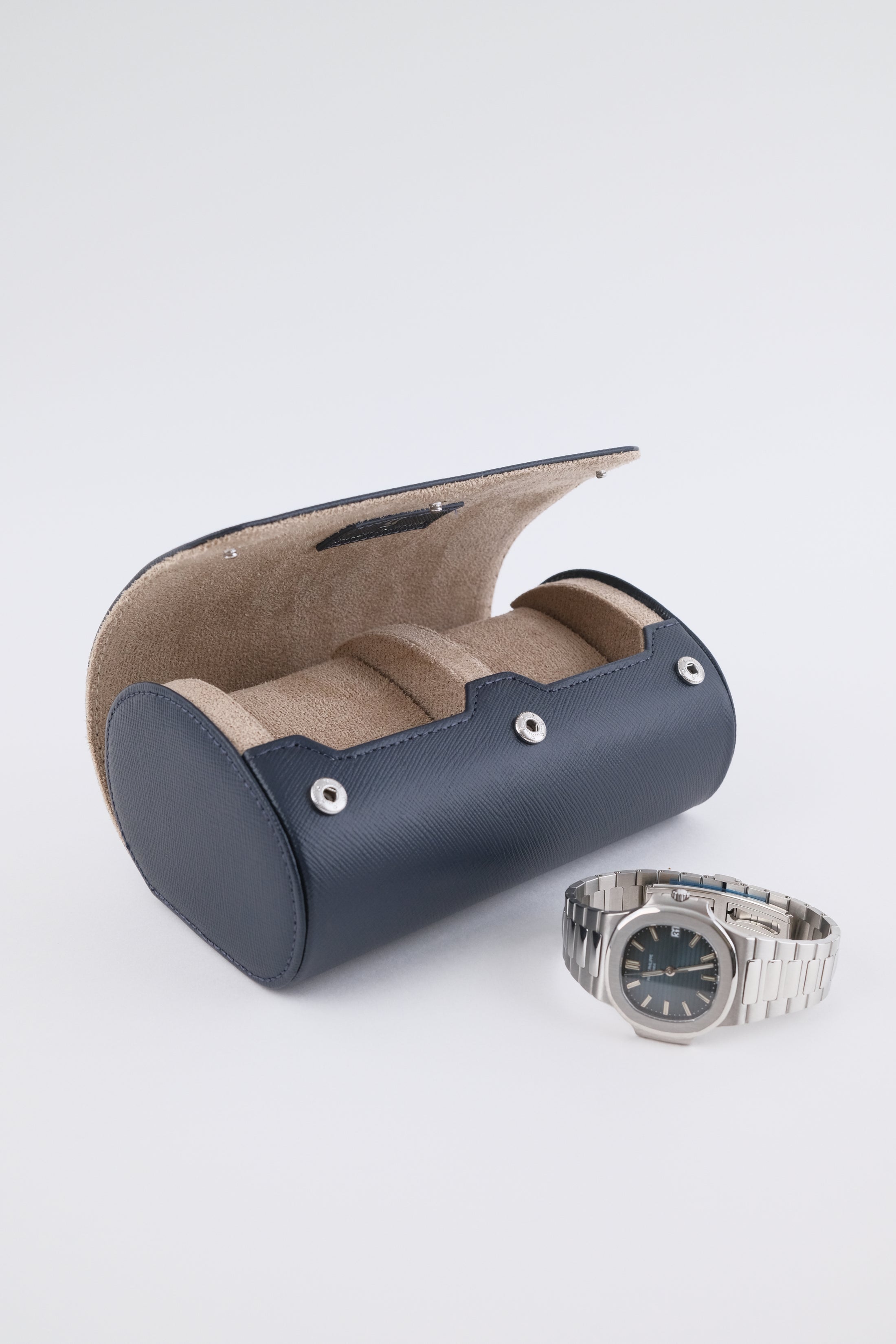 Uhrenrolle 2 - Medium - Ocean Blue & Milky Coffee