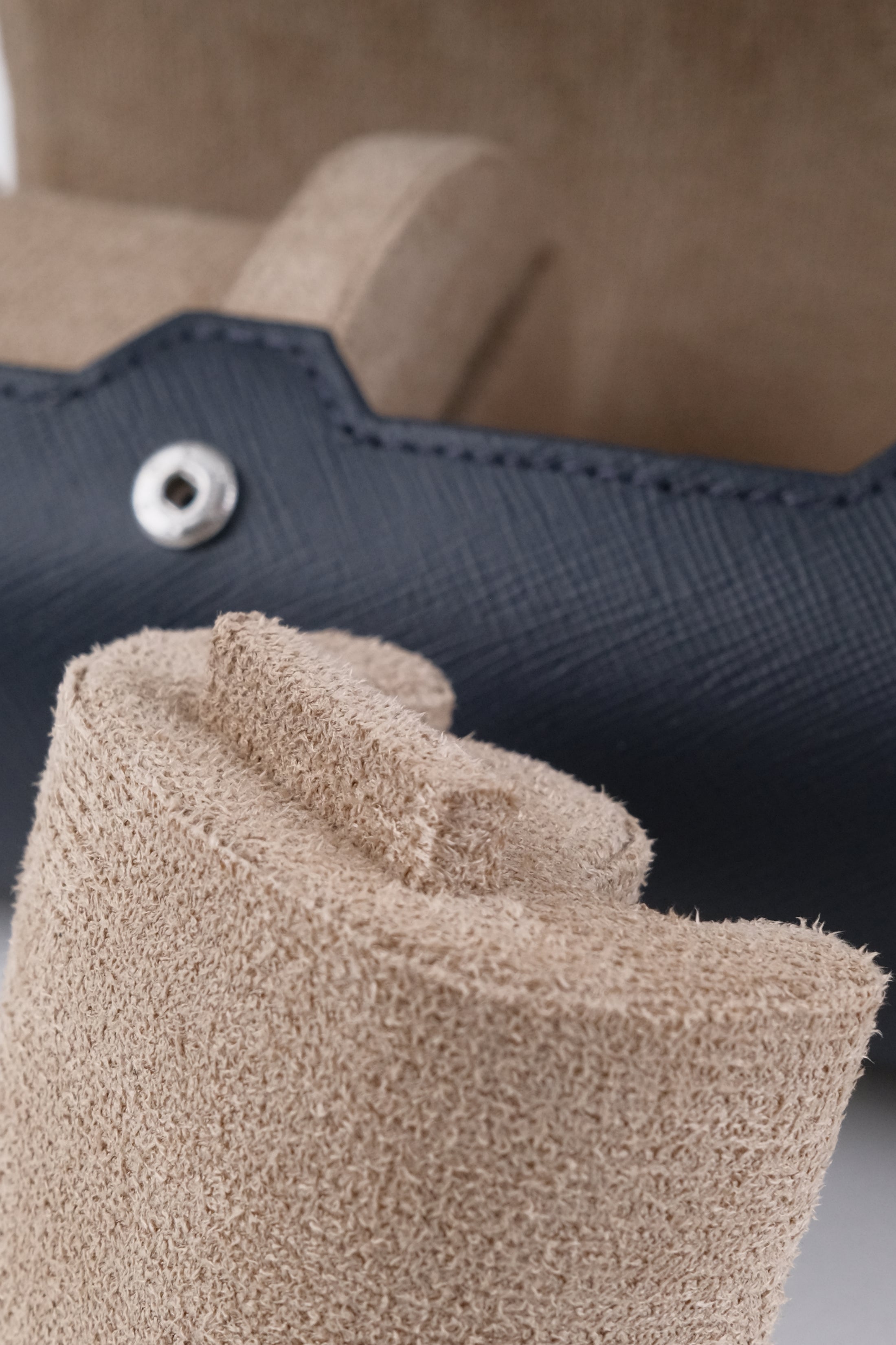 Uhrenrolle 3 - Large - Ocean Blue & Milky Coffee