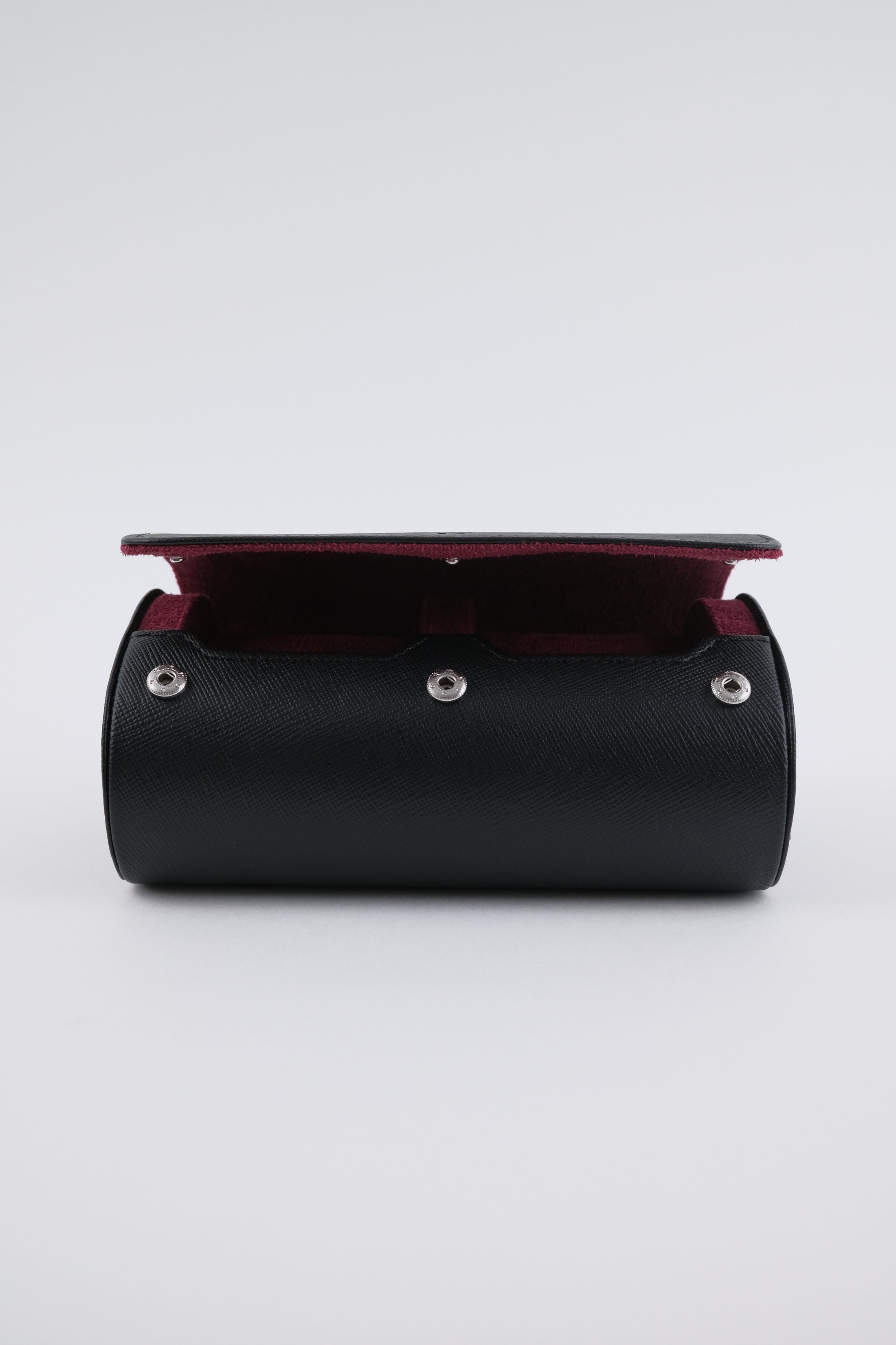 Uhrenrolle 2 - Medium - Midnight Black & Wine Red