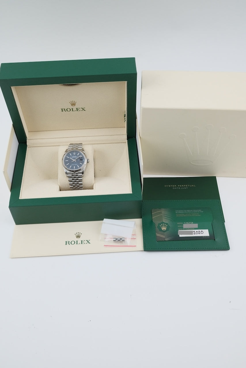 Rolex Datejust 36 126234 - Papiere und oder Lieferumfang