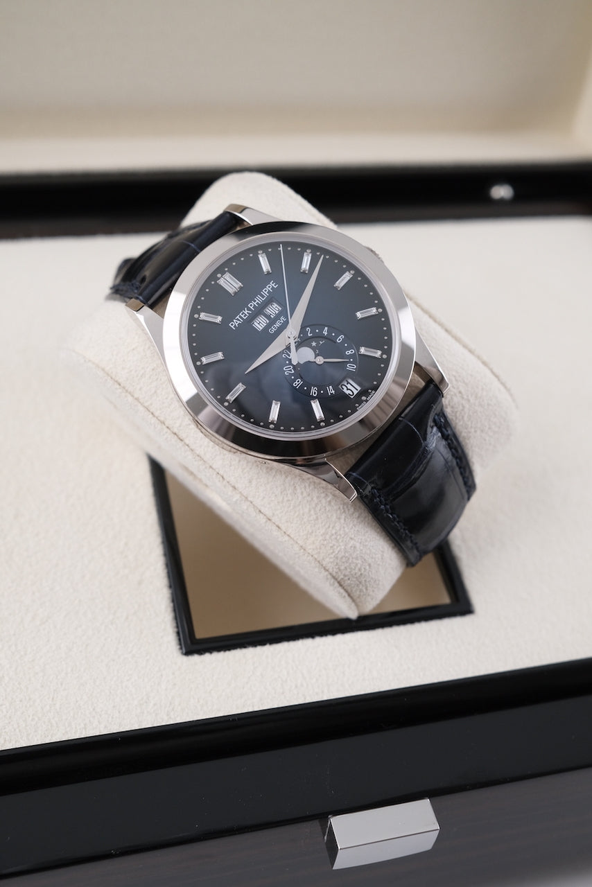 Patek Philippe Annual Calendar Blue Baguette Diamond Dial 5396G-017 - Detailansicht 3