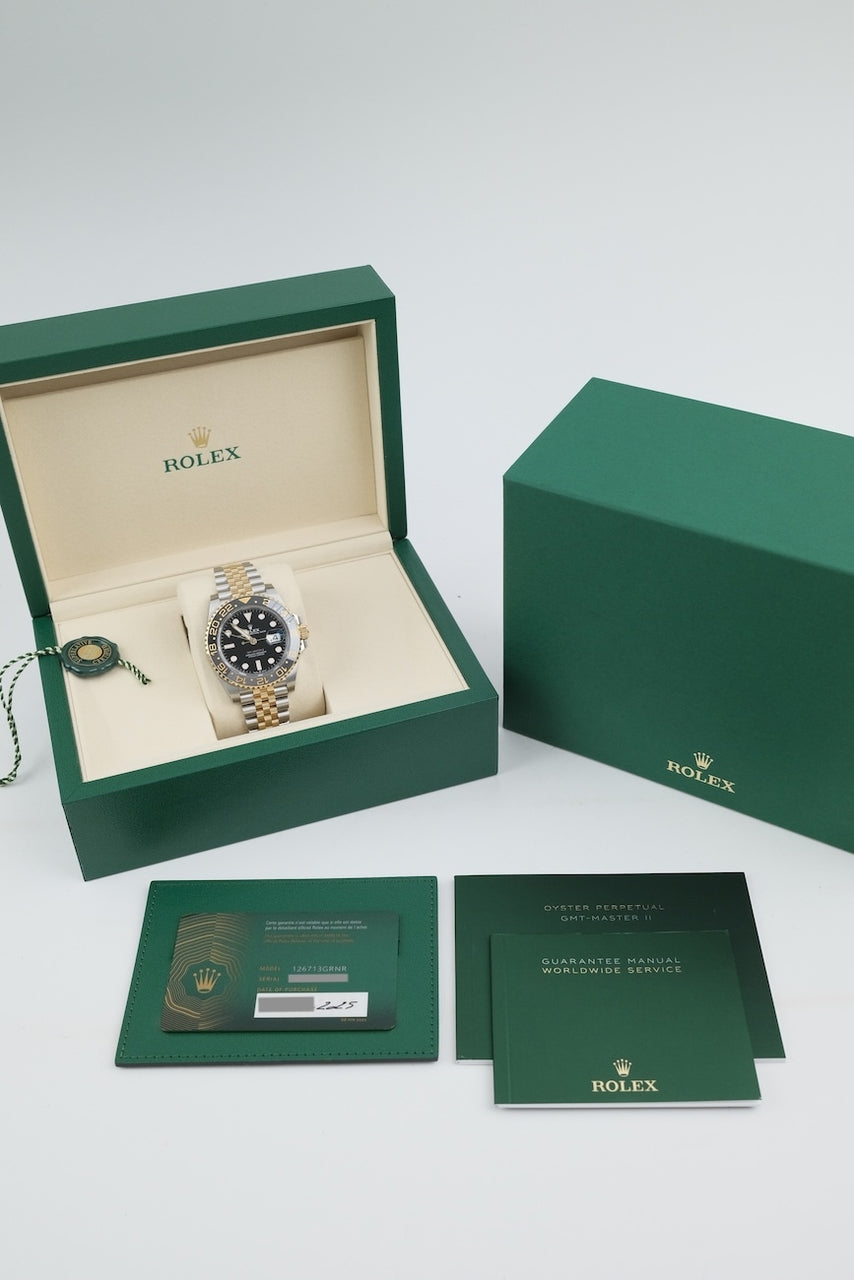 Rolex GMT Master II 126713GRNR - Papiere und oder Lieferumfang