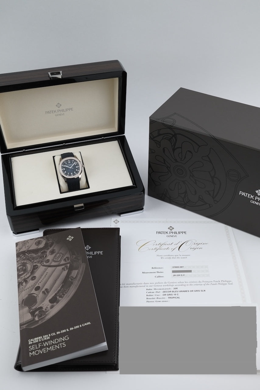 Patek Philippe Aquanaut  5168G-001 - Papiere und oder Lieferumfang