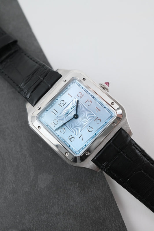 Cartier Santos Dumont Platinum WGSA0050 / WGSA0048 - Detailansicht 1