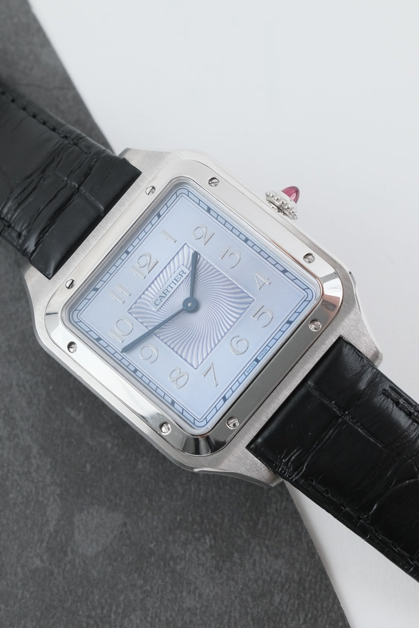 Cartier Santos Dumont Platinum WGSA0050 / WGSA0048 - Detailansicht 2
