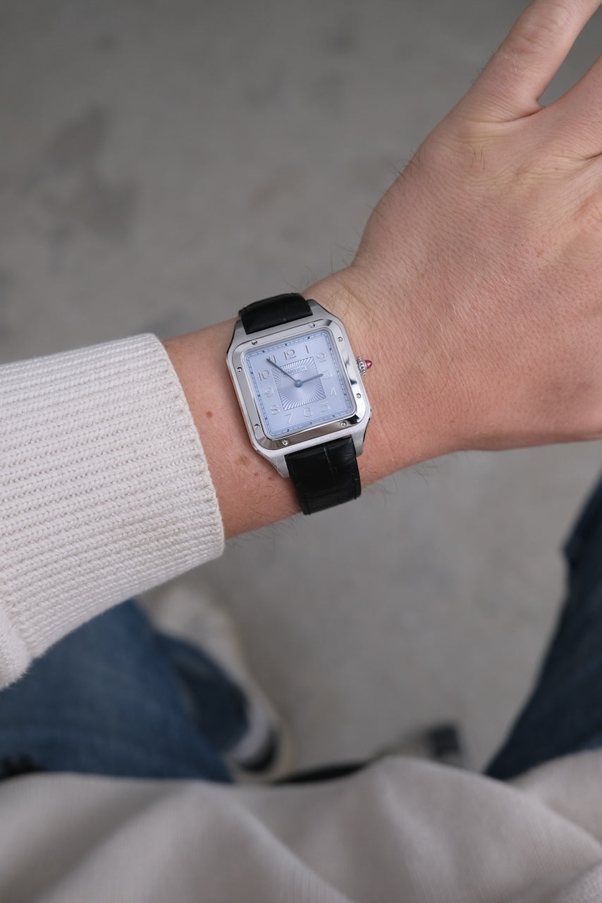 Cartier Santos Dumont Platinum WGSA0050 / WGSA0048 - Detailansicht 9