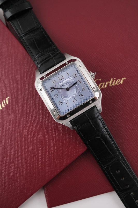 Cartier Santos Dumont Platinum WGSA0050 / WGSA0048 - Detailansicht 1