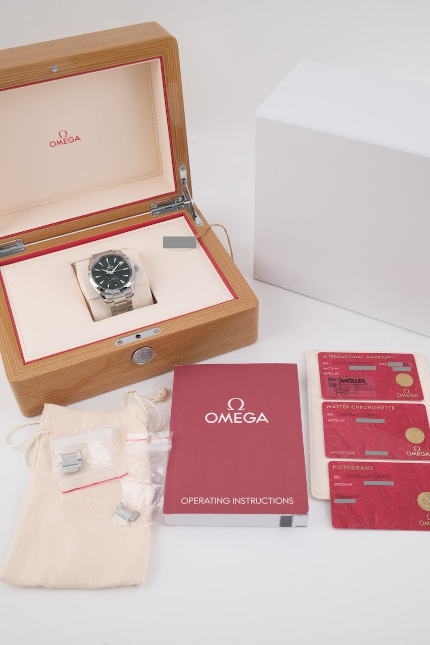 Omega Seamaster Aqua Terra 150M 22010412110001 - Papiere und oder Lieferumfang