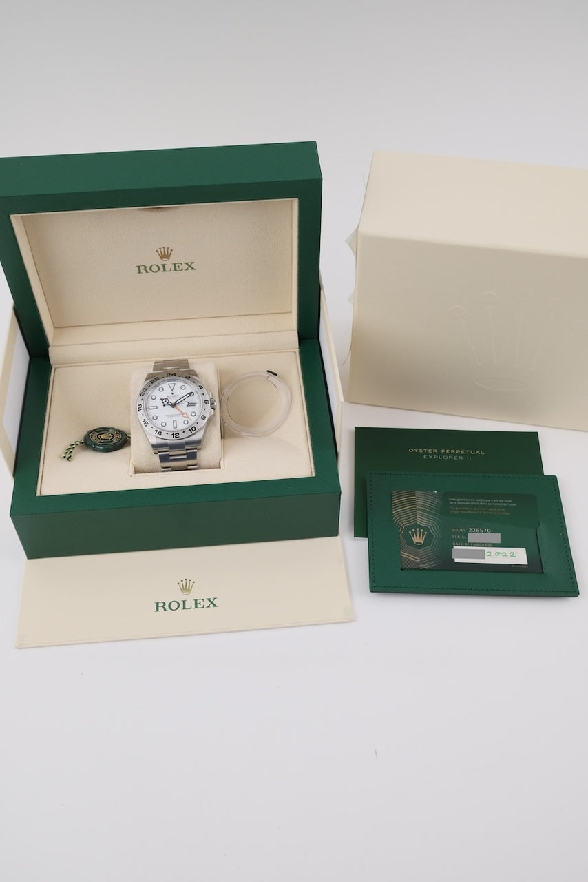 Rolex Explorer II 226570 - Papiere und oder Lieferumfang