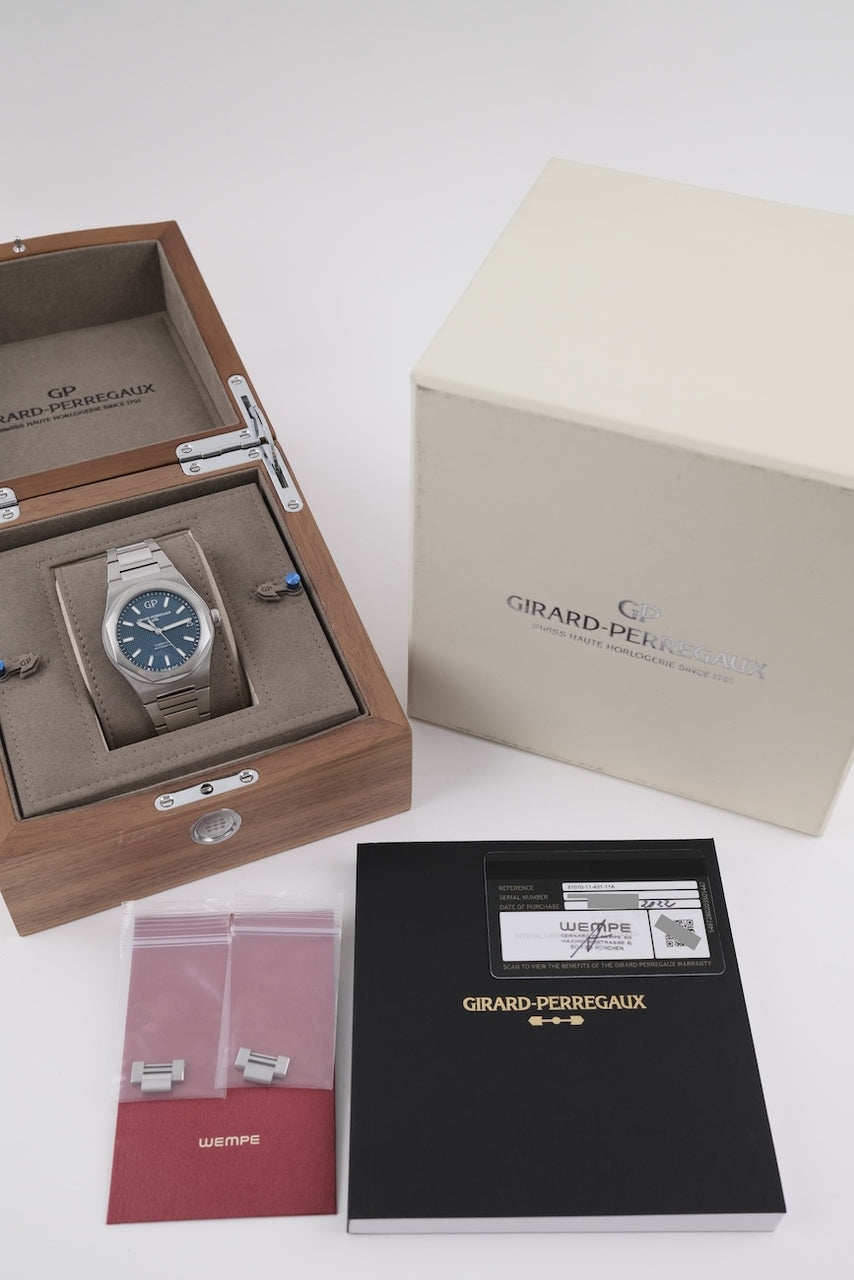 Girard Perregaux Laureato 81010-11-431-11A - Papiere und oder Lieferumfang