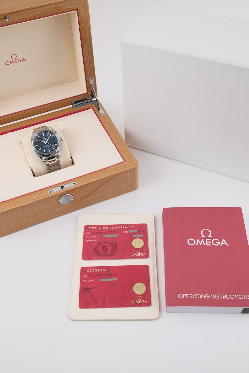 Omega Seamaster Aqua Terra 23110422103003 - Papiere und oder Lieferumfang
