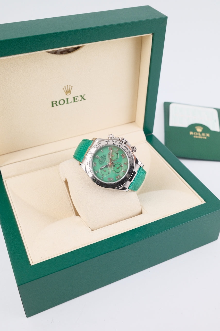 Rolex Daytona Beach Green 116519 - Detail view 6