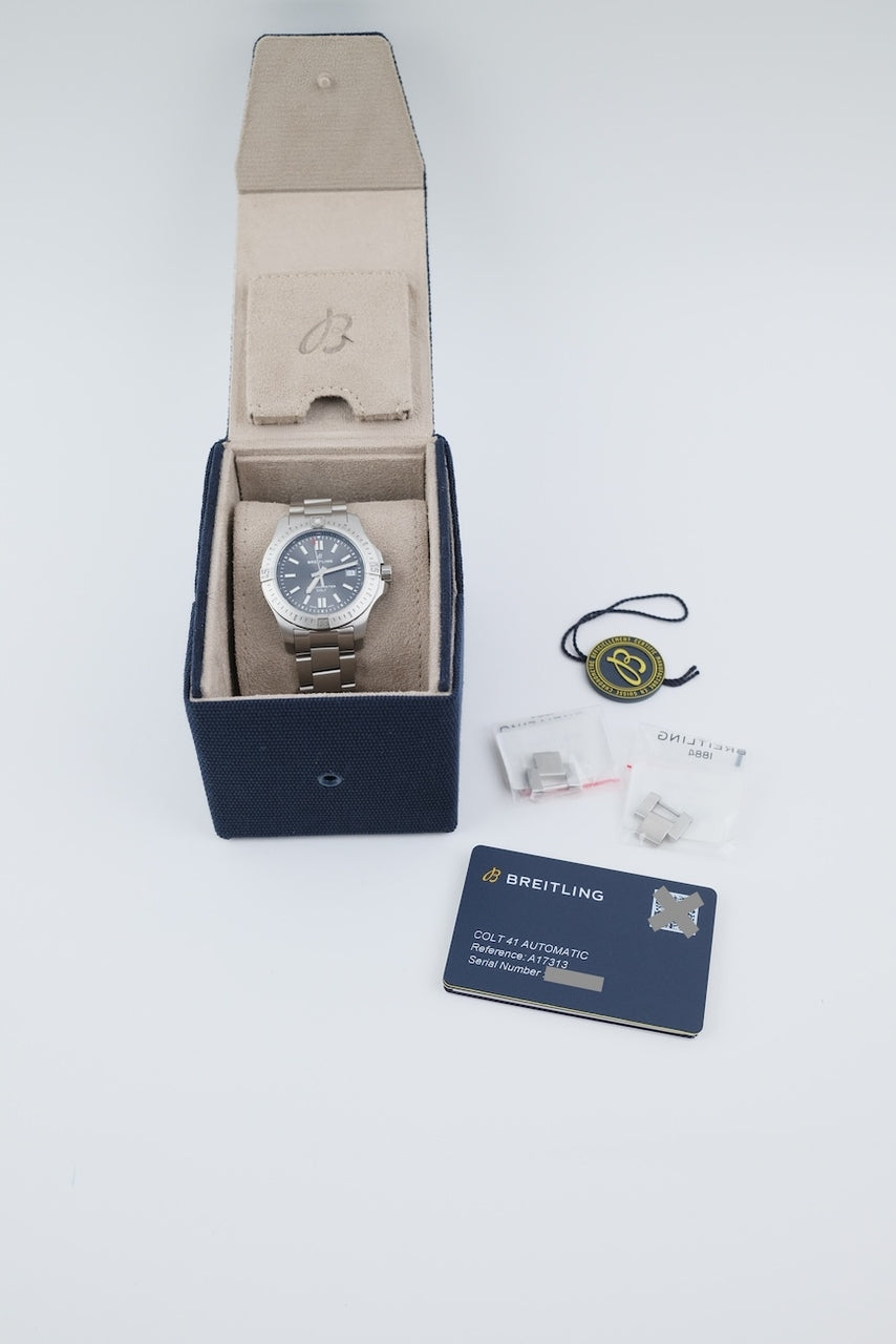 Breitling Colt 41 A17313101F1A1 - papers and or scope of delivery