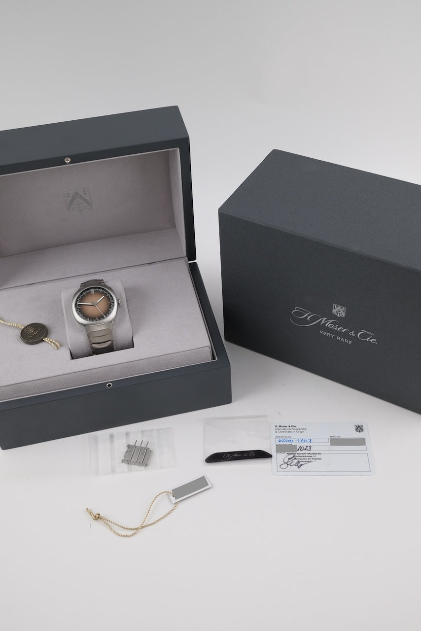 H.Moser & Cie Streamliner Centre Seconds 6200-1207 - Papiere und oder Lieferumfang