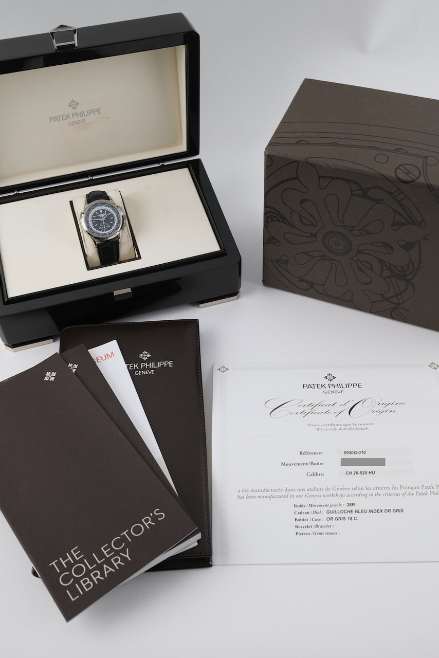 Patek Philippe World Time Chronograph 5930G-010 - papers and or scope of delivery