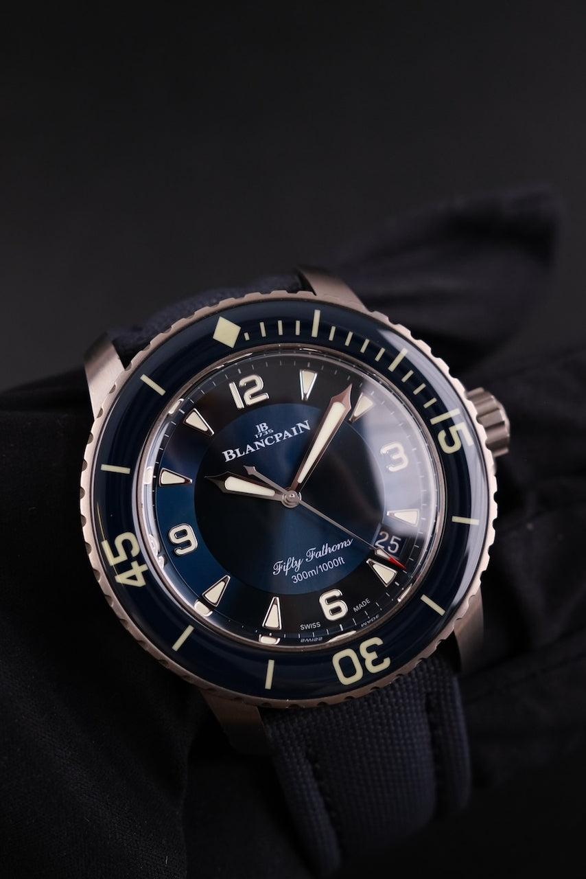 Blancpain Fifty Fathoms Automatique 5015 12B40 O52A - Detailansicht 5