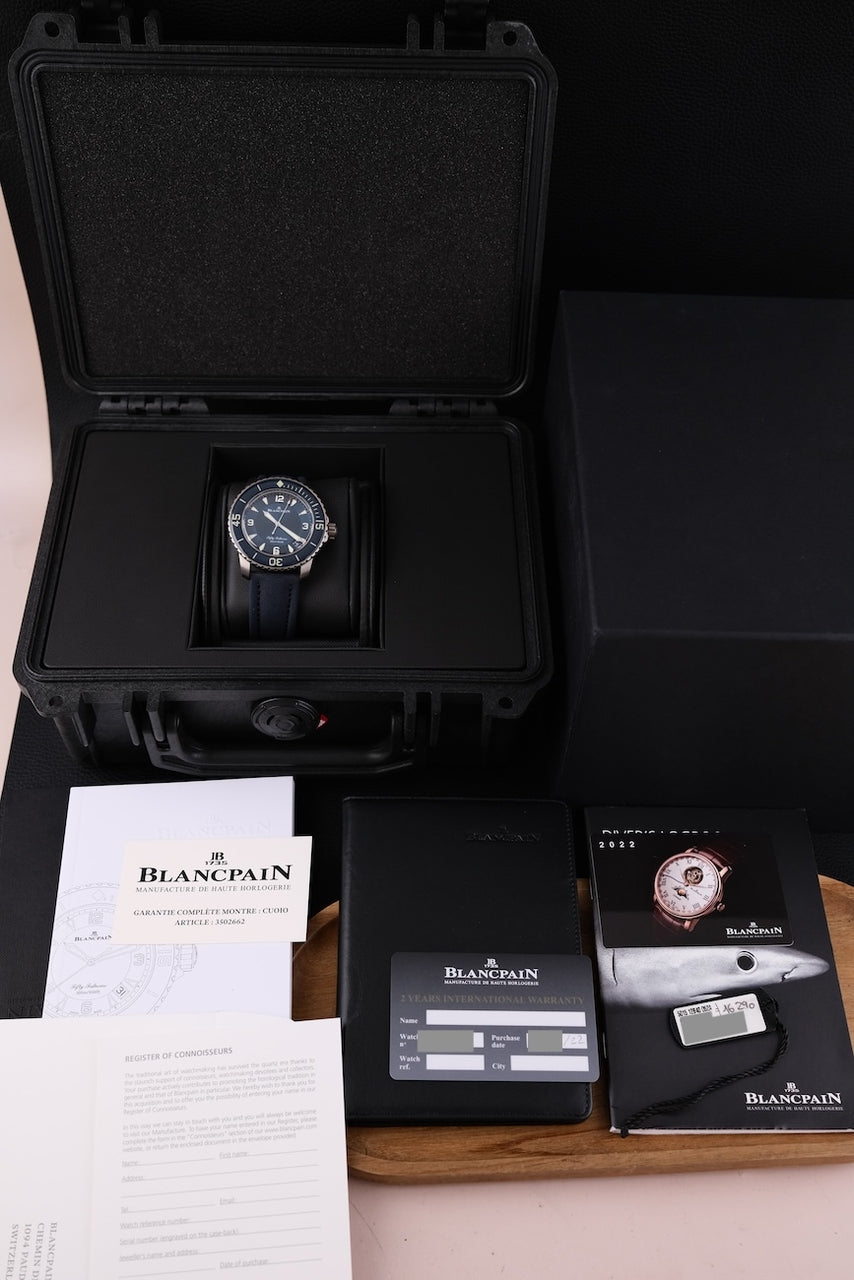 Blancpain Fifty Fathoms Automatique 5015 12B40 O52A - Papiere und oder Lieferumfang