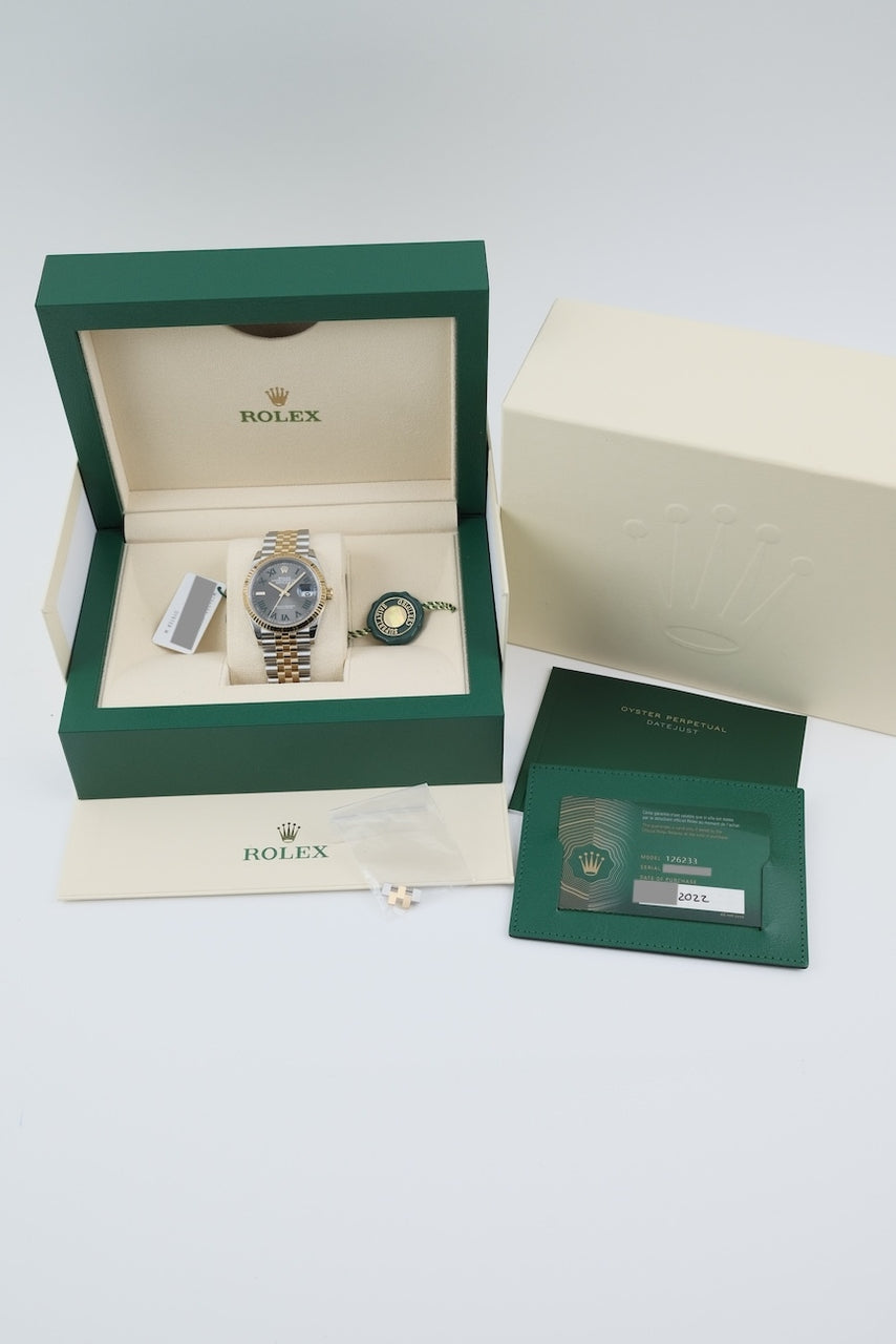 Rolex Datejust 36 126233 - papers and or scope of delivery