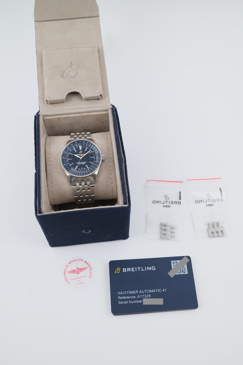 Breitling Navitimer Automatic 41 A17326241B1A1 - papers and or scope of delivery