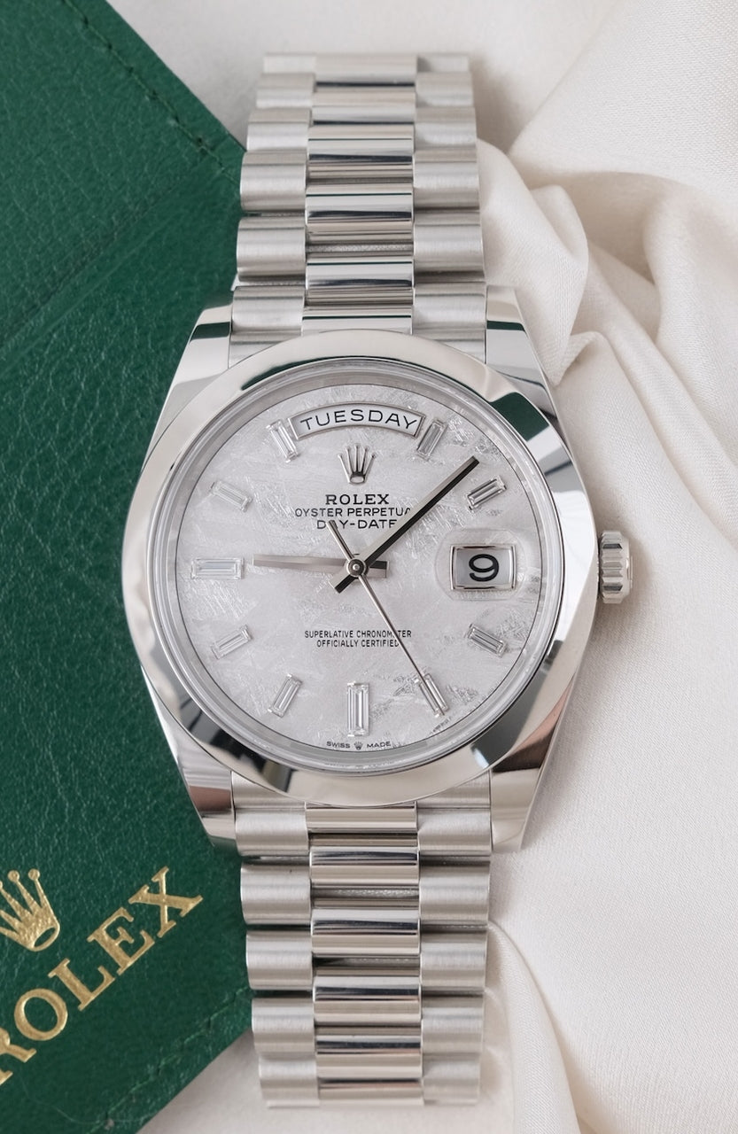 Rolex Day-Date 40 Meteorite Baguette Dial 228206 - Detailansicht 6