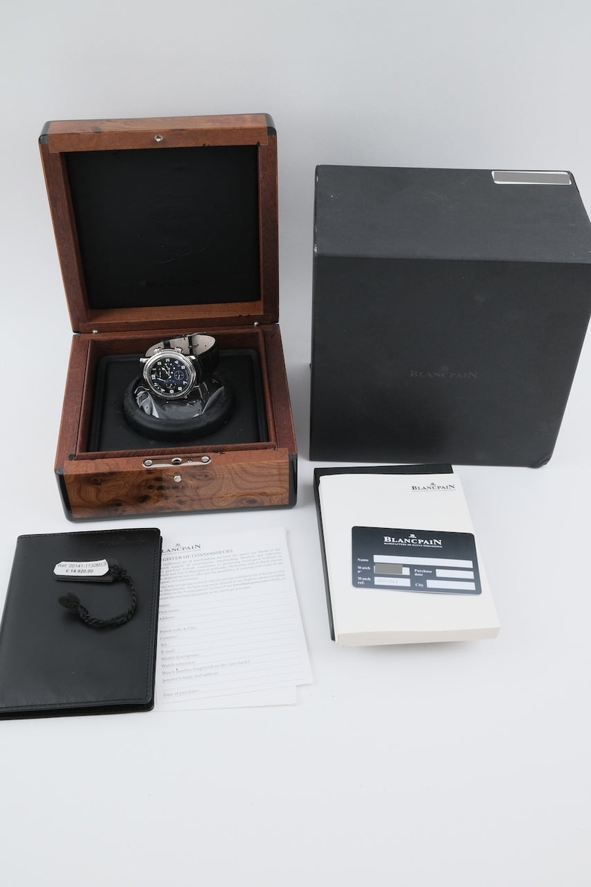 Blancpain Léman GMT Réveillé 2041-1130M-53B - papers and or scope of delivery