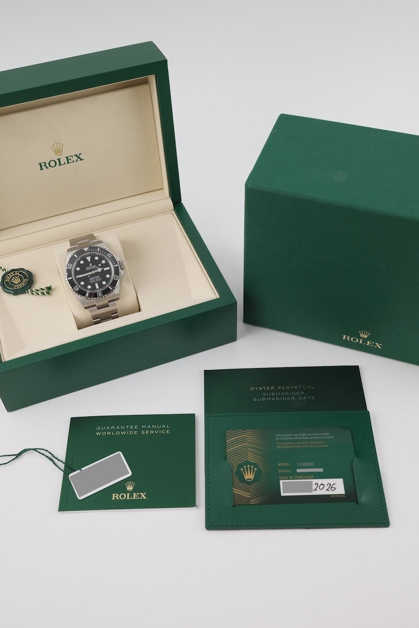 Rolex Submariner No Date 124060 - Papiere und oder Lieferumfang