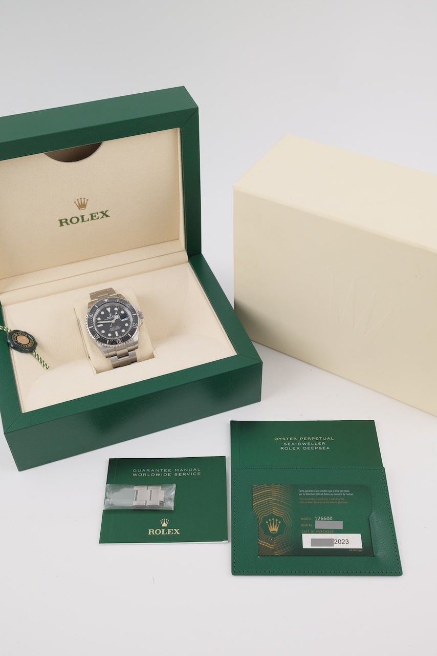Rolex Sea-Dweller 126600 - Papiere und oder Lieferumfang