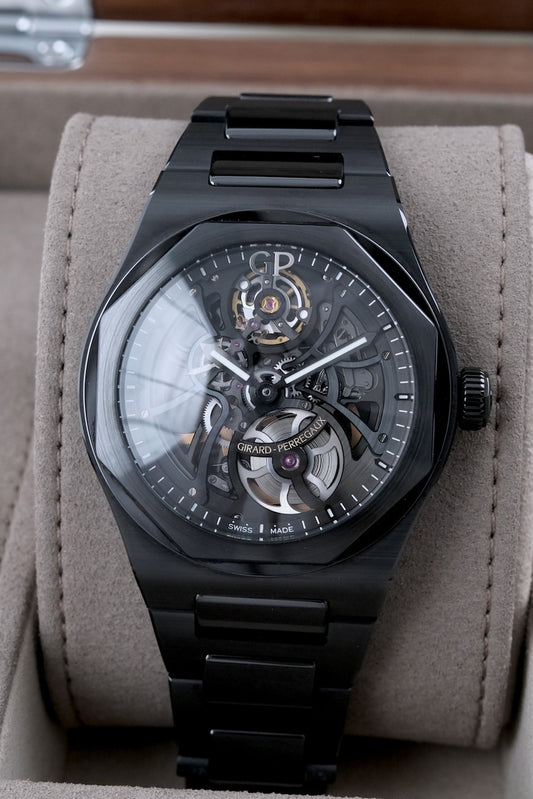 Girard Perregaux Laureato Skeleton 81015-32-001-32A - Thumbnail