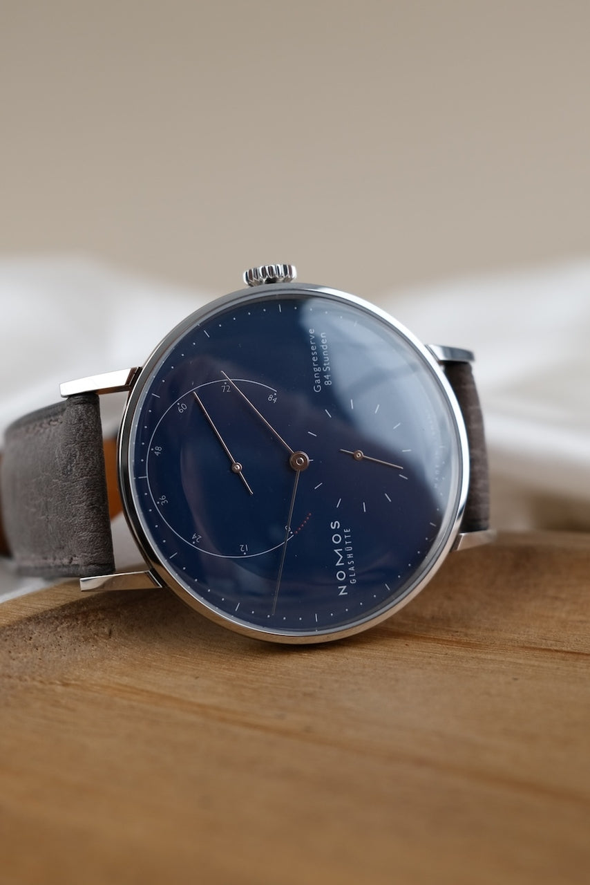 Nomos Lambda Blue 175 Years Watchmaking Glashütte 960.S3 - Detailansicht 5