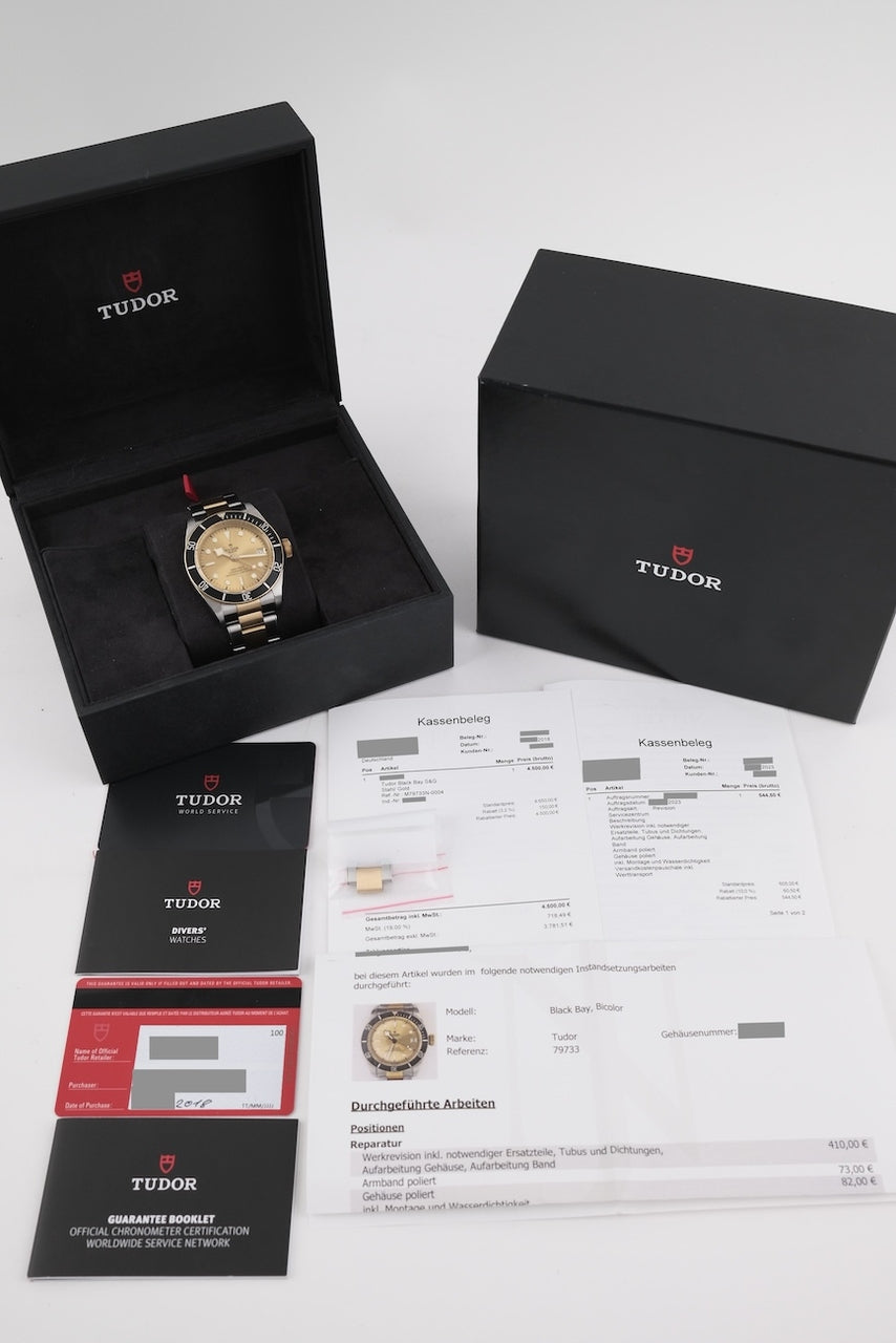 Tudor Black Bay 79733N - Papiere und oder Lieferumfang