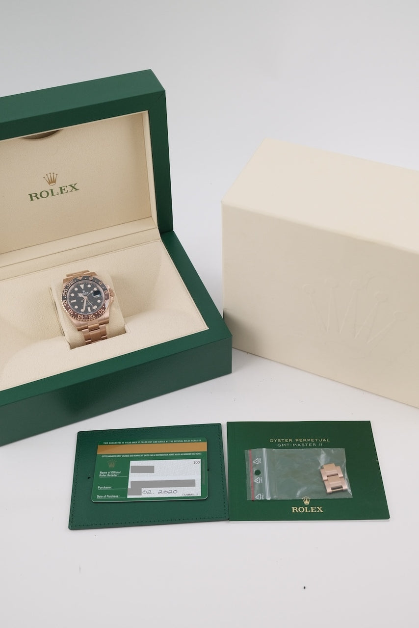 Rolex GMT-Master II 126715CHNR - Papiere und oder Lieferumfang