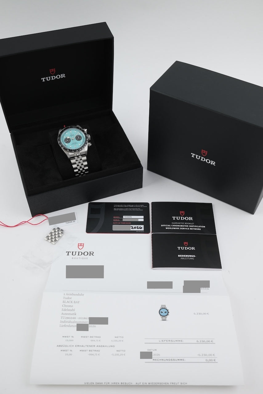 Tudor Black Bay Chrono 79360N-0024 - Dokumentacja i/lub zakres dostawy
