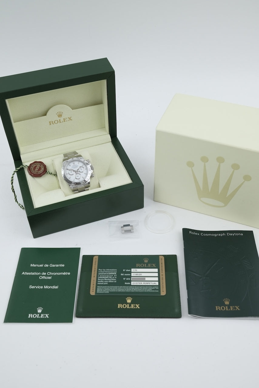 Rolex Daytona 116520 - papers and or scope of delivery