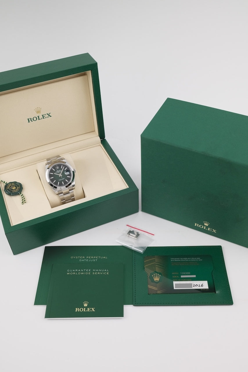 Rolex Datejust 41 126300 - Papiere und oder Lieferumfang