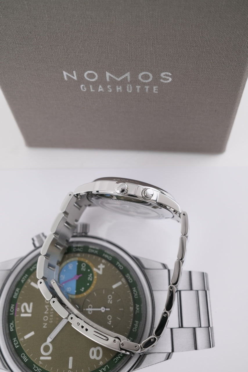 Nomos Club Sport Neomatik Weltzeit Jungle 790.S2 - Detailansicht 5