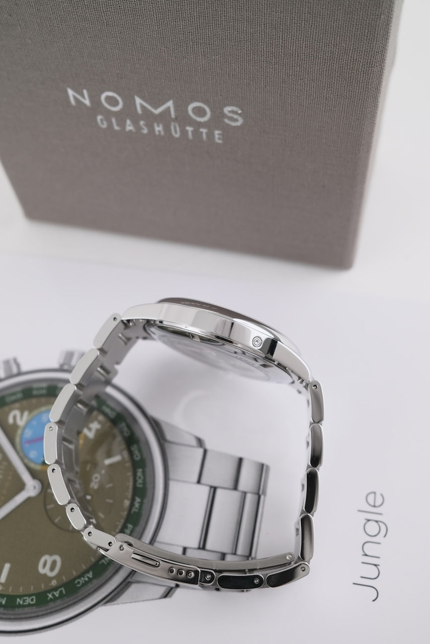Nomos Club Sport Neomatik Weltzeit Jungle 790.S2 - Detailansicht 6