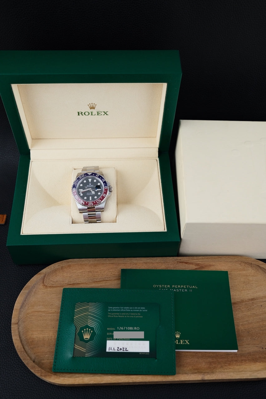 Rolex GMT-Master II Pepsi 126710BLRO - Papiere und oder Lieferumfang
