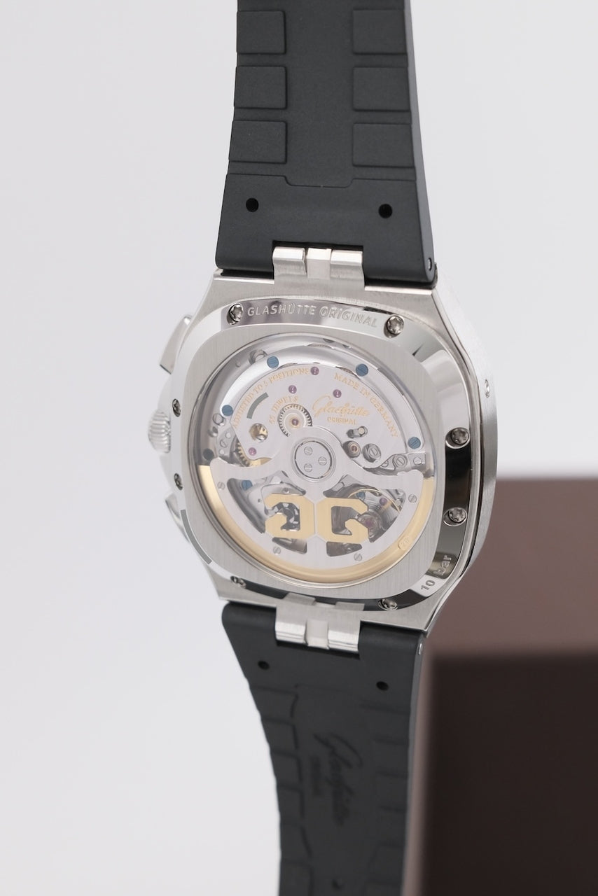Glashütte Seventies Cronografo Panorama Data 1-37-02-08-02-63 - Vista dettagliata 5
