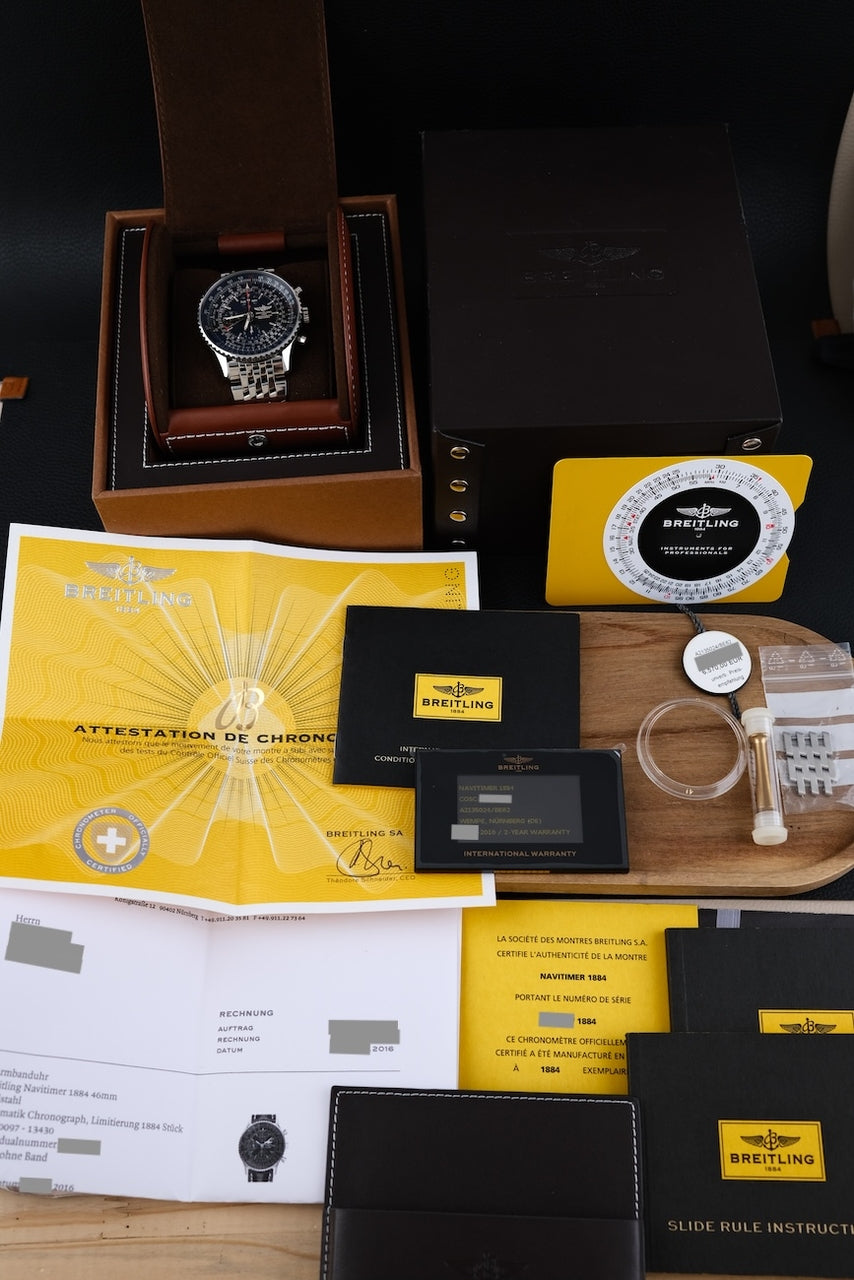 Breitling Navitimer 1884  A2135024/BE62 - Papers and documentation