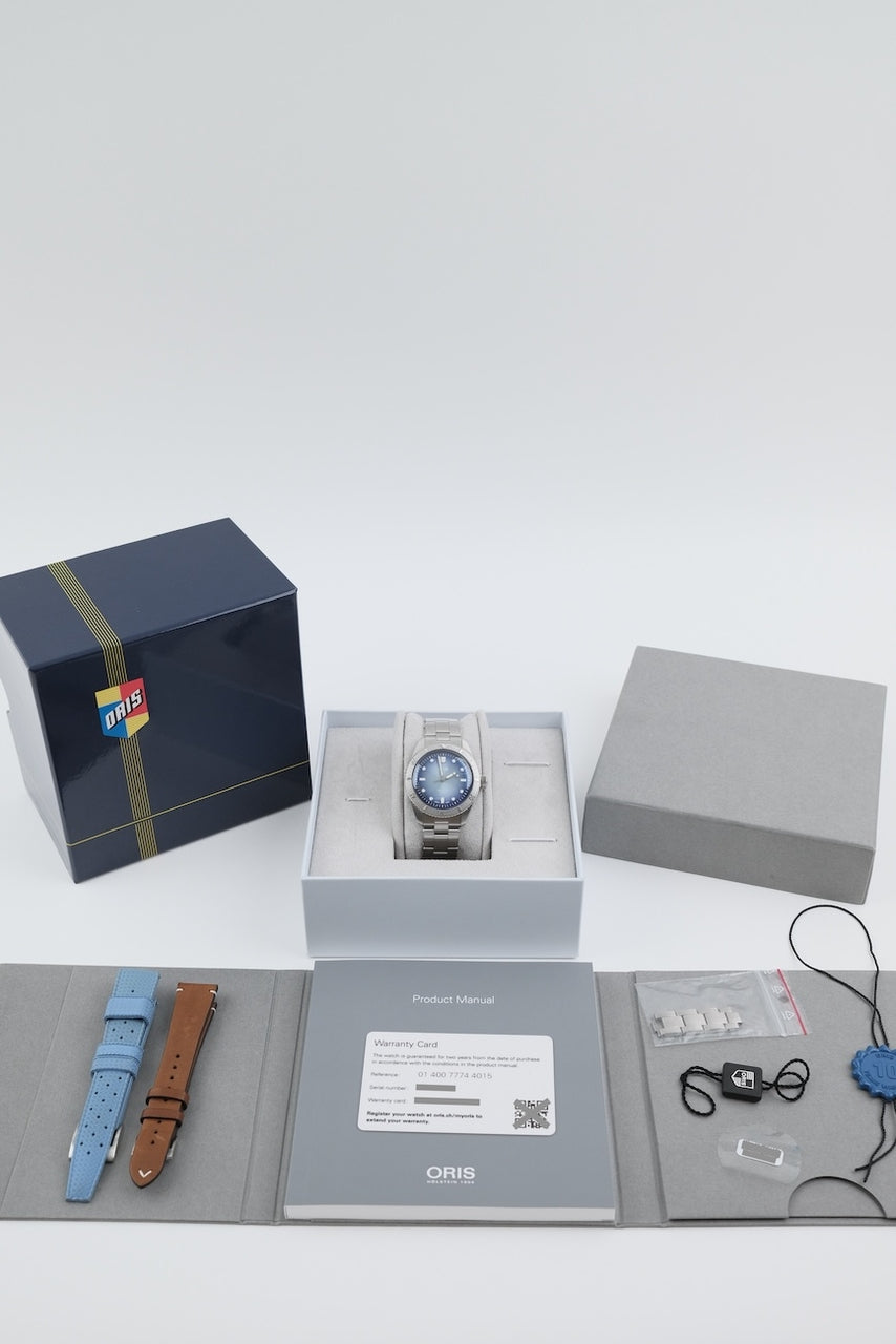 Oris Divers 65 X Chronos Limited 01 400 7774 4015 - papers and or scope of delivery